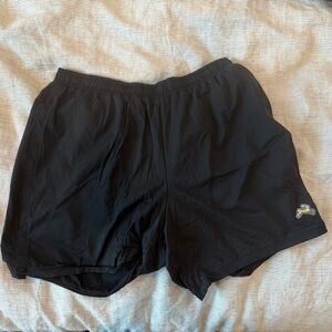 Tracksmith Session Shorts 5” Black, Men’s Medium